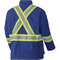5523 Flame-Resistant Safety Parka, Small, Royal Blue, 58 cal/cm² Absolute Business Supply