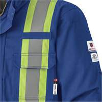 5523 Flame-Resistant Safety Parka, Small, Royal Blue, 58 cal/cm² Absolute Business Supply