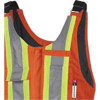 5534A Combinaison de s&eacute;curit&eacute; matelass&eacute;e ignifuge, Petit, Orange Absolute Business Supply