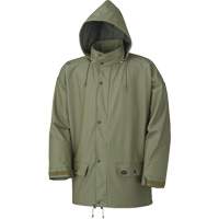 D7000 Stretch Rain Jacket, Polyurethane, X-Small, Green Absolute Business Supply