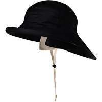 D5050 Black Dry King&reg; Offshore Traditional Sou'wester Hat, Small, Black, Rubber Absolute Business Supply