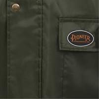 D8120J Nailhead Ripstop Tree Planter Hooded Jacket, Polyester/PVC, X-Small, Green Absolute Business Supply