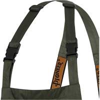 D8120P Nailhead Ripstop Tree Planter Bib Pants, X-Small, Polyester/PVC, Green Absolute Business Supply