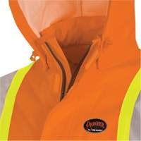 5880 FR/Arc-Rated Waterproof Rain Jacket, X-Small, High Visibility Orange, 10 cal/cm² Absolute Business Supply