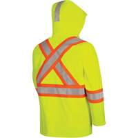 5881 FR/Arc-Rated Waterproof Rain Jacket, X-Small, High Visibility Yellow, 10 cal/cm² Absolute Business Supply