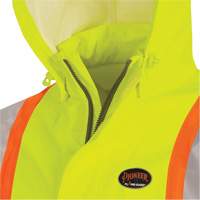5881 FR/Arc-Rated Waterproof Rain Jacket, X-Small, High Visibility Yellow, 10 cal/cm² Absolute Business Supply