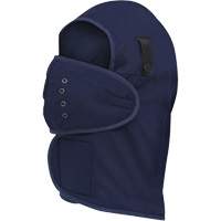 565N Doublure de casque de protection &agrave; col long, Doublure en Molleton, Taille unique, Bleu marin Absolute Business Supply