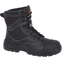1050 Black Composite Safety Work Boots, Leather, Size 14, Impermeable Absolute Business Supply