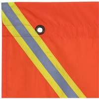 353 Flag with Reflective Tape, Polyester Absolute Business Supply