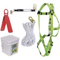 RK4-50 Compliance Fall Protection Kit, Roofer's Kit Absolute Business Supply