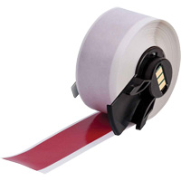 Multi-Purpose Label Tape, Vinyl, Red, 1" Width Absolute Business Supply