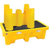 Syst&egrave;me de confinement Ultra-Drum sans drain pour 4 barils, 53" lo x 53" la x 77,8" ha, 3000 gal. US Capacit&eacute; Absolute Business Supply
