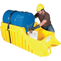 Chariot pour baril, 26,5'' lo x 26,5'' la x 5'' h, Cap. de d&eacute;versement 800 gal. US Absolute Business Supply
