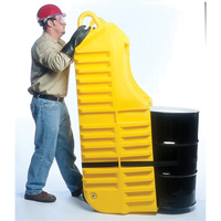 Chariot pour baril, 26,5'' lo x 26,5'' la x 5'' h, Cap. de d&eacute;versement 800 gal. US Absolute Business Supply