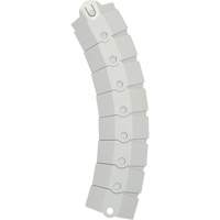 Small Ultra-Sidewinder Cable Protection System&reg; with Endcaps, 39.5" x 3" x 0.8", 2000 lbs. (1 tons) Absolute Business Supply