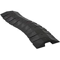 Medium Ultra-Sidewinder Cable Protection System&reg; with Endcaps, 33" x 9.8" x 1.4", 260 lbs. (0.13 tons) Absolute Business Supply