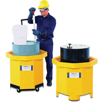 Pallet Jack Ultra-Spill Collector&reg;, 66 US gal., Mobile Absolute Business Supply