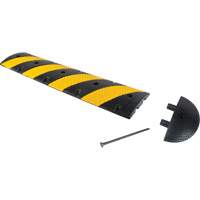 Speed Bump Kit, Rubber, 4' L x 11" W x 2" H Absolute Business Supply
