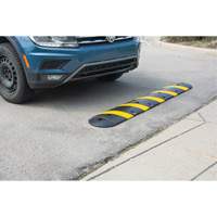 Speed Bump Kit, Rubber, 4' L x 11" W x 2" H Absolute Business Supply