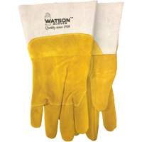 Ram Tough Welding Gloves, Goat Grain/Split Cowhide, Size Medium Absolute Business Supply