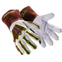 HeatArmor&reg; 5055 Welding Gloves, Grain Goatskin, Size Small/7 Absolute Business Supply
