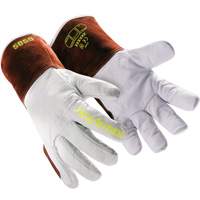 HeatArmor&reg; 5058 Welding Gloves, Grain Goatskin, Size Small/7 Absolute Business Supply
