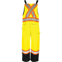Salopette de s&eacute;curit&eacute; dhiver TO1, Polyester, Petit, Noir/Jaune lime haute visibilit&eacute; Absolute Business Supply