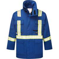 Parka isol&eacute;, antistatique et ignifuge  6,5 oz Westex DH, Petit, Bleu royal Absolute Business Supply