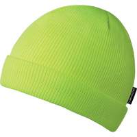 5567A Tuque, Doublure en Acrylique, Taille unique, Jaune lime haute visibilit&eacute; Absolute Business Supply