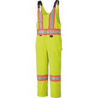 6616T High-Visibility Heavy-Duty Overalls, Poly-Cotton, 40 (Tall), High Visibility Lime-Yellow Absolute Business Supply