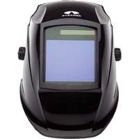 Leadhead&reg; Auto Darkening Welding Helmet, 3.8" L x 3.4" W View Area, 9 - 13 Shade Range, Black Absolute Business Supply