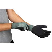 Eco-Friendly Crinkle Grip Coated Gloves, 9, Foam Latex Coating, 15 Gauge, Nylon/RPET Shell Absolute Business Supply