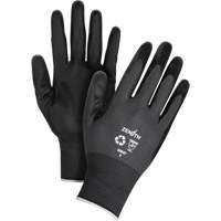 Gants &eacute;cologiques enduits et perm&eacute;ables &agrave; l'air, 7, R&ecirc;vetement Mousse de nitrile, Calibre 21, Enveloppe en Nylon/rPET Absolute Business Supply