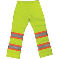 Pantalon de s&eacute;curit&eacute; isolant et extensible pour femmes, Polyester, T-petit, Jaune lime haute visibilit&eacute; Absolute Business Supply