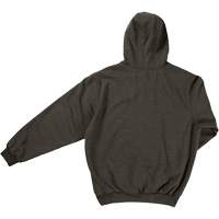 Water Repellent Fleece Pullover Hoodie, Men's, Small, Grey Absolute Business Supply