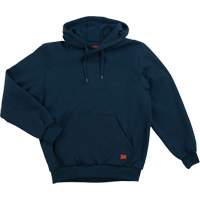 Water Repellent Fleece Pullover Hoodie, Men's, Small, Navy Blue Absolute Business Supply