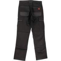 WP100 Work Pants, Cotton/Spandex, Black, Size 0, 30 Inseam Absolute Business Supply