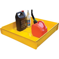 Flexible Utility Tray, 12" L x 12" W x 2 US gal. Spill Capacity Absolute Business Supply