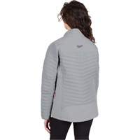 Manteau chauffant M12 Axis avec pile, Femmes, Petit, Gris Absolute Business Supply
