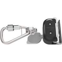 Guided-Type Fall Arrester with Self-Locking Carabiner, 5/16"/3/8" Rope Diameter Absolute Business Supply