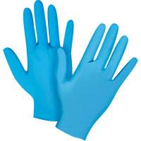 Emballages de gants jetables pour machine distributrice, Petit, Nitrile, 4,5 mils, Sans poudre, Bleu, Classe 2 Absolute Business Supply