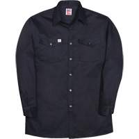 Chemise industrielle de travail &agrave; manches longues, Hommes, Petit, Bleu marine Absolute Business Supply