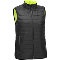 Veste bouffante, enveloppante et r&eacute;versible avec X au dos Bisley pour femmes, Jaune lime haute visibilit&eacute;, Petit, Polyester Absolute Business Supply