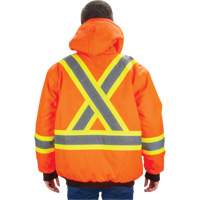 Parka d'hiver imperm&eacute;able 7-en-1, Orange haute visibilit&eacute;, Moyen Absolute Business Supply
