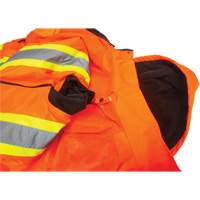 Parka d'hiver imperm&eacute;able 7-en-1, Orange haute visibilit&eacute;, Moyen Absolute Business Supply