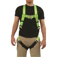 FBH-10000L Contractor Series Safety Harness, CSA Certified, Class AL, 400 lbs. Cap. Absolute Business Supply