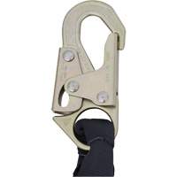 SA-5200-2.5 Shock Absorbing Lanyard, 2.5', Snap Hook Center, Snap Hook Leg Ends, Polyester Absolute Business Supply