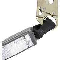 SA-5200-2.5 Shock Absorbing Lanyard, 2.5', Snap Hook Center, Snap Hook Leg Ends, Polyester Absolute Business Supply