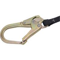 SA-6402-4 Shock Absorbing Lanyard, 4', Form Hook Center, Snap Hook Leg Ends, Polyester Absolute Business Supply