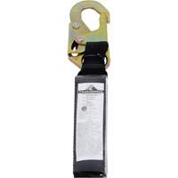 SA-54022-4 Shock Absorbing Lanyard, 4', Form Hook Center, Snap Hook Leg Ends, Polyester Absolute Business Supply